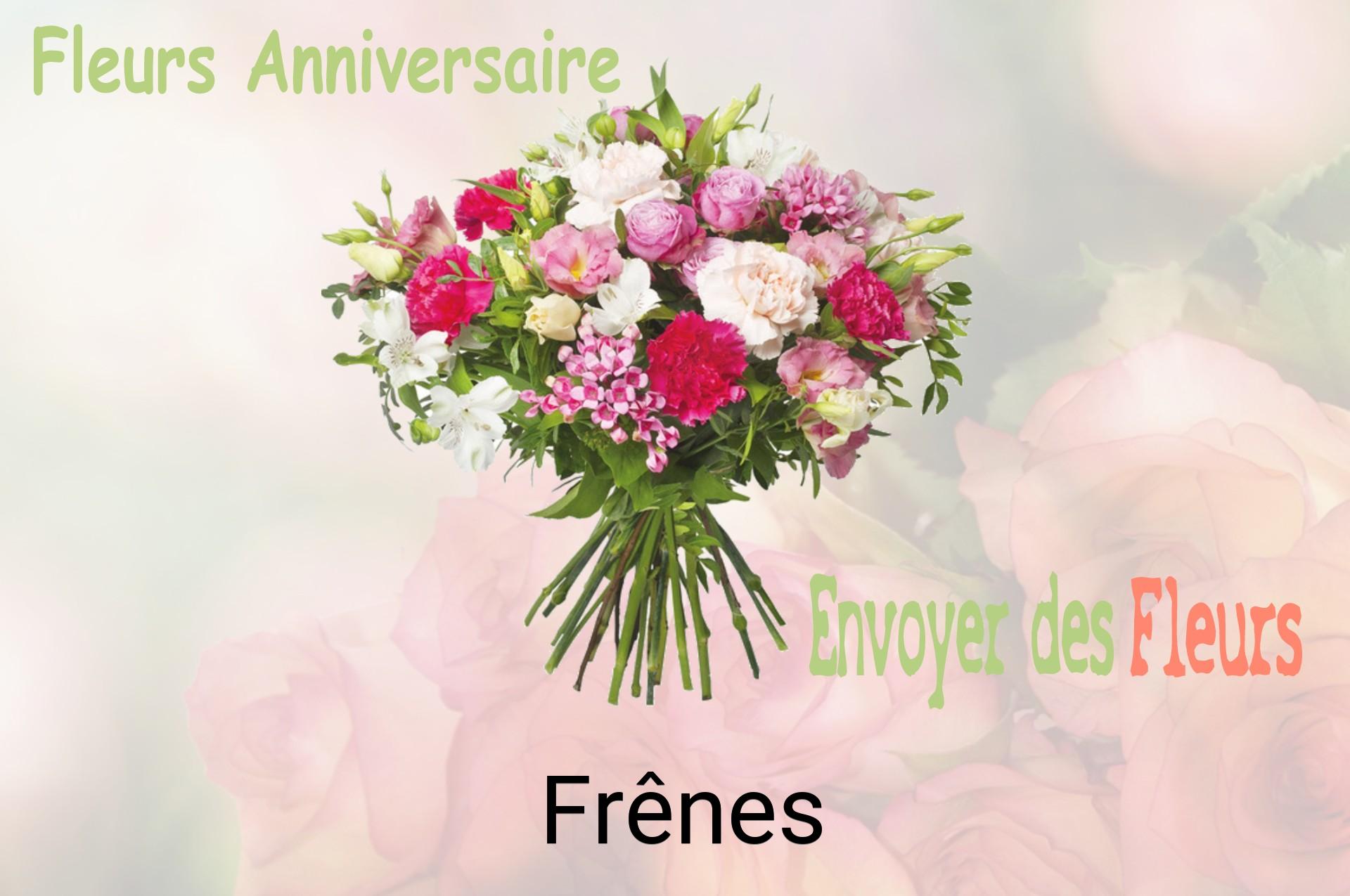 Bouquet de fleurs d’anniversaire livré à Frênes